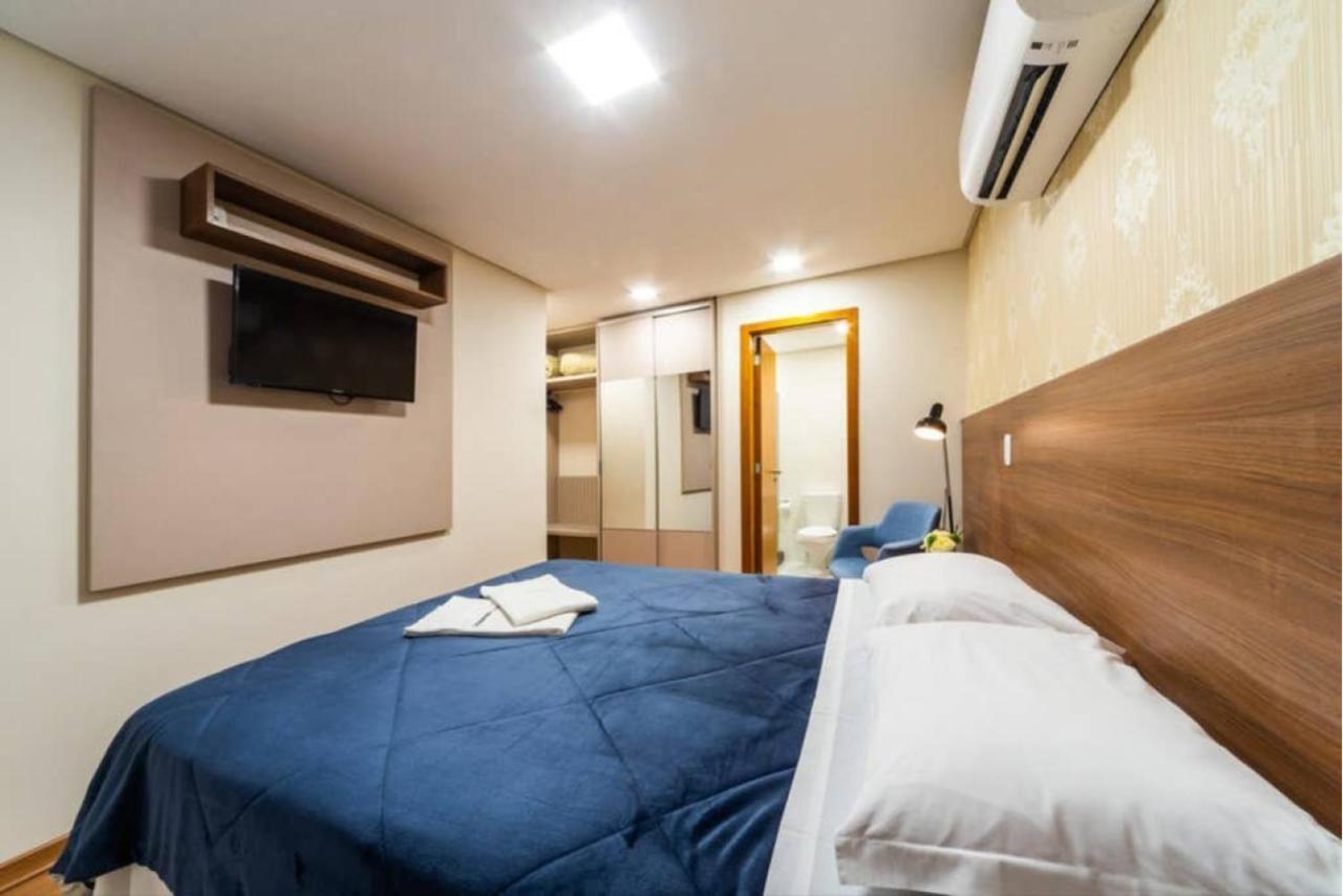 Lindo Apto De 2 Quartos Em Gramado - Ed Paradiso Eksteriør bilde
